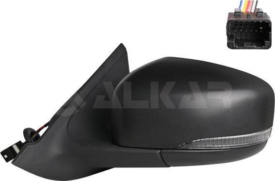Alkar 6131208 - Зовнішнє дзеркало autocars.com.ua