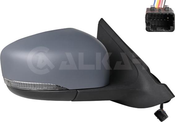 Alkar 6134208 - Зовнішнє дзеркало autocars.com.ua