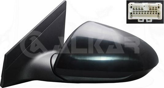 Alkar 6139679 - Зовнішнє дзеркало autocars.com.ua