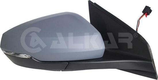 Alkar 6140198 - Зовнішнє дзеркало autocars.com.ua