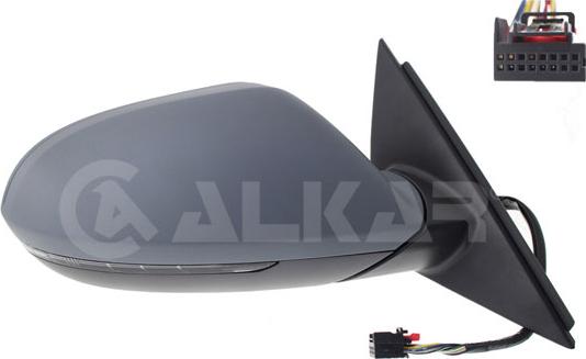 Alkar 6140786 - Зовнішнє дзеркало autocars.com.ua