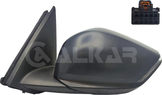 Alkar 6141775 - Зовнішнє дзеркало autocars.com.ua