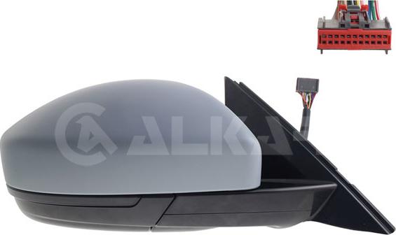Alkar 6142085 - Зовнішнє дзеркало autocars.com.ua