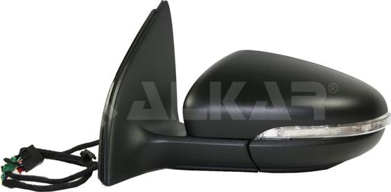 Alkar 6142124 - Зовнішнє дзеркало autocars.com.ua