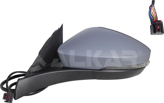Alkar 6143531 - Зовнішнє дзеркало autocars.com.ua