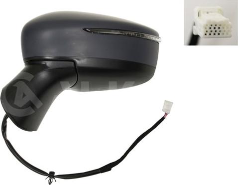 Alkar 6143670 - Зовнішнє дзеркало autocars.com.ua