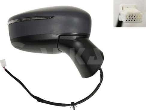 Alkar 6144670 - Зовнішнє дзеркало autocars.com.ua