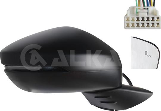 Alkar 6144823 - Зовнішнє дзеркало autocars.com.ua