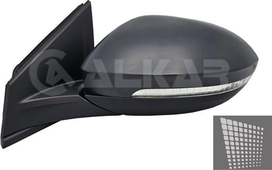 Alkar 6145204 - Зовнішнє дзеркало autocars.com.ua