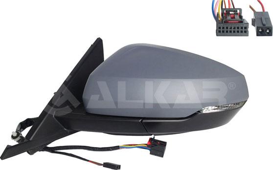 Alkar 6145744 - Зовнішнє дзеркало autocars.com.ua