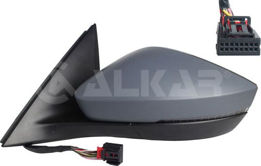 Alkar 6145746 - Зовнішнє дзеркало autocars.com.ua