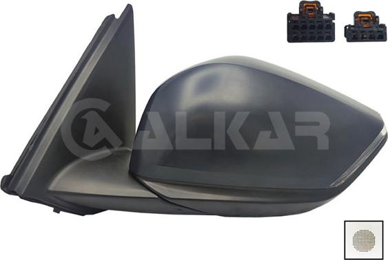 Alkar 6145775 - Зовнішнє дзеркало autocars.com.ua