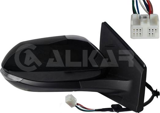 Alkar 6146078 - Зовнішнє дзеркало autocars.com.ua