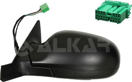 Alkar 6147614 - Зовнішнє дзеркало autocars.com.ua