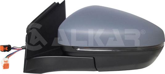 Alkar 6151882 - Зовнішнє дзеркало autocars.com.ua