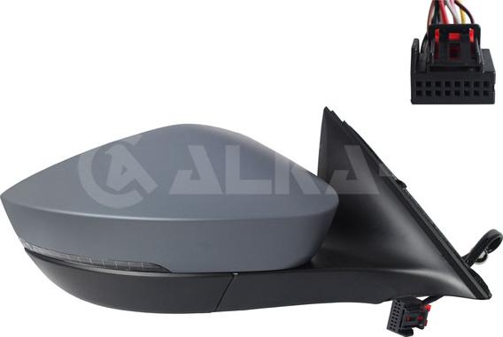 Alkar 6156732 - Зовнішнє дзеркало autocars.com.ua