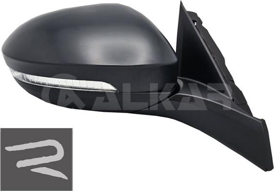 Alkar 6158757 - Зовнішнє дзеркало autocars.com.ua