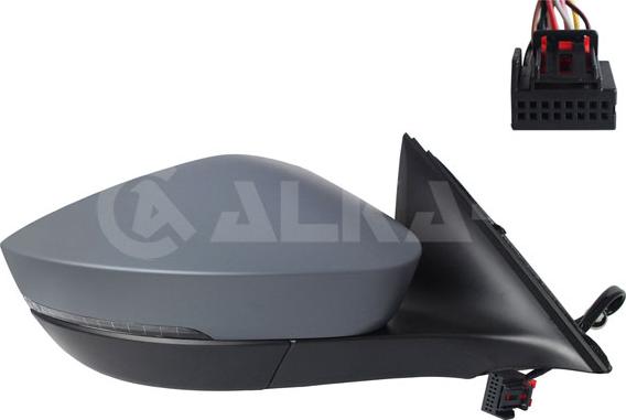 Alkar 6160732 - Зовнішнє дзеркало autocars.com.ua