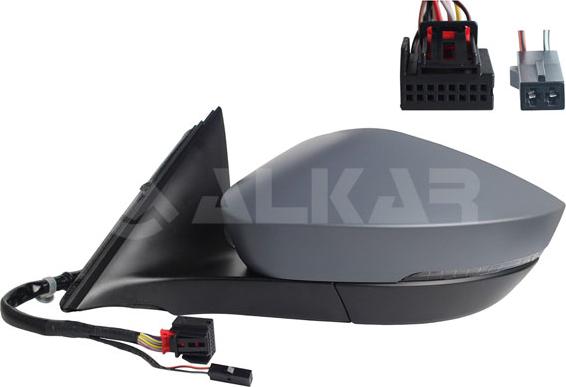 Alkar 6161732 - Зовнішнє дзеркало autocars.com.ua