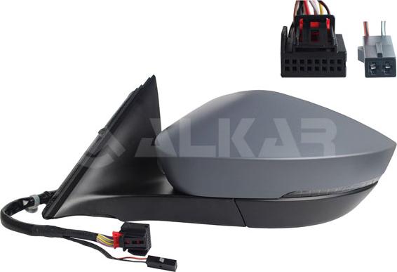 Alkar 6163732 - Зовнішнє дзеркало autocars.com.ua