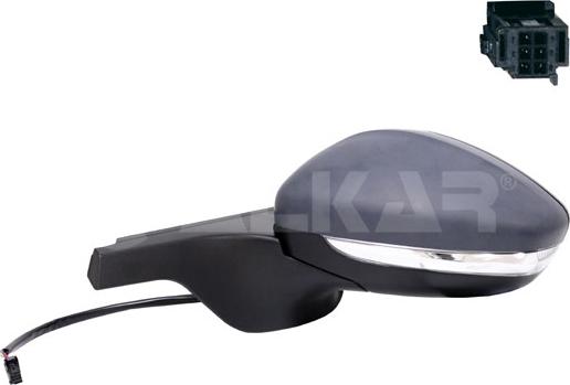Alkar 6167881 - Зовнішнє дзеркало autocars.com.ua