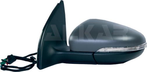 Alkar 6173124 - Зовнішнє дзеркало autocars.com.ua