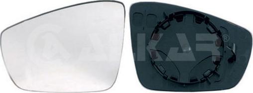 Alkar 6401123 - Дзеркальне скло, зовнішнє дзеркало autocars.com.ua