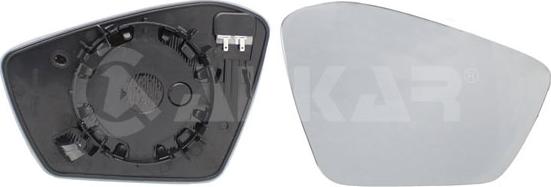 Alkar 6432039 - Дзеркальне скло, зовнішнє дзеркало autocars.com.ua