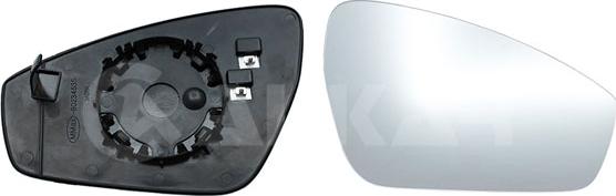 Alkar 6432345 - Дзеркальне скло, зовнішнє дзеркало autocars.com.ua