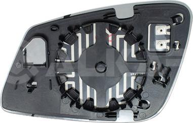 Alkar 6432833 - Дзеркальне скло, зовнішнє дзеркало autocars.com.ua