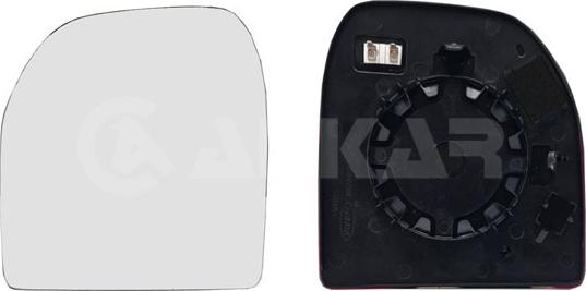 Alkar 6437734 - Дзеркальне скло, зовнішнє дзеркало autocars.com.ua