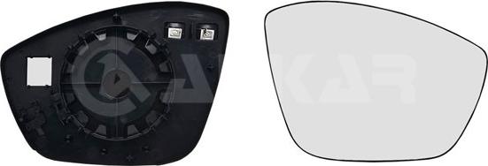Alkar 6438446 - Дзеркальне скло, зовнішнє дзеркало autocars.com.ua