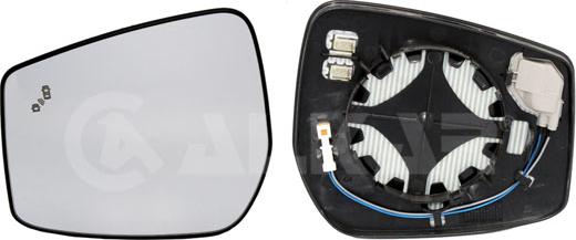 Alkar 6441670 - Дзеркальне скло, зовнішнє дзеркало autocars.com.ua