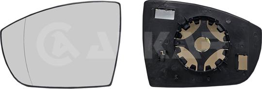 Alkar 6451134 - Дзеркальне скло, зовнішнє дзеркало autocars.com.ua