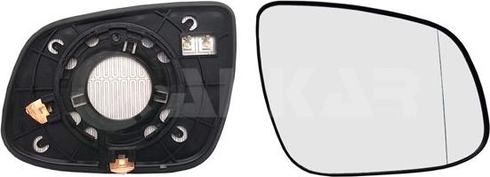 Alkar 6462658 - Дзеркальне скло, зовнішнє дзеркало autocars.com.ua