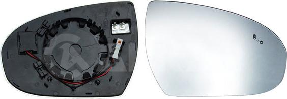 Alkar 6482879 - Дзеркальне скло, зовнішнє дзеркало autocars.com.ua