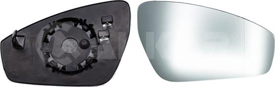 Alkar 6492345 - Дзеркальне скло, зовнішнє дзеркало autocars.com.ua