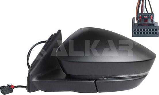 Alkar 9025771 - Наружное зеркало avtokuzovplus.com.ua