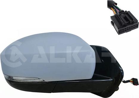 Alkar 9040052 - Зовнішнє дзеркало autocars.com.ua