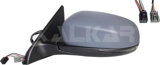 Alkar 9041828 - Зовнішнє дзеркало autocars.com.ua