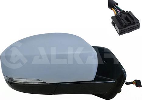Alkar 9042052 - Зовнішнє дзеркало autocars.com.ua