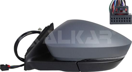 Alkar 9045771 - Наружное зеркало avtokuzovplus.com.ua