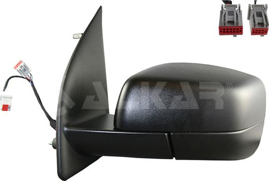 Alkar 9047048 - Зовнішнє дзеркало autocars.com.ua