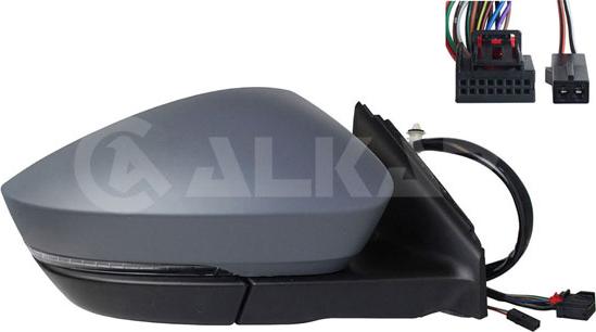 Alkar 9048771 - Зовнішнє дзеркало autocars.com.ua