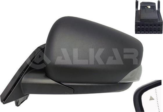 Alkar 9231756 - Зовнішнє дзеркало autocars.com.ua