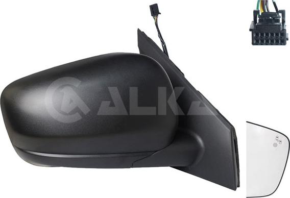 Alkar 9238203 - Зовнішнє дзеркало autocars.com.ua