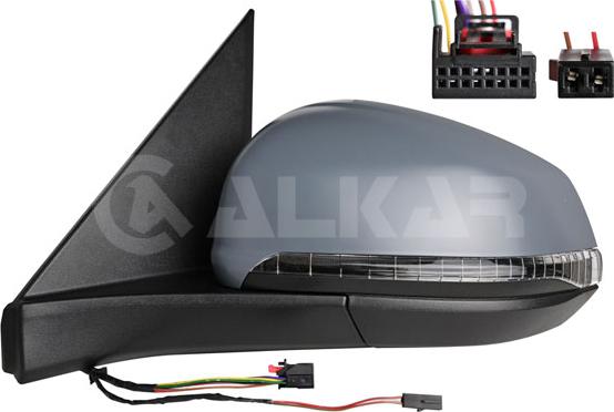 Alkar 9241766 - Зовнішнє дзеркало autocars.com.ua