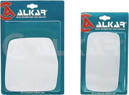 Alkar 9501433 - Дзеркальне скло, зовнішнє дзеркало autocars.com.ua