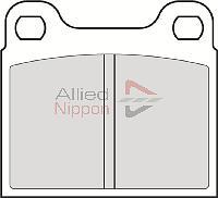 ALLIED NIPPON ADB0104 - Гальмівні колодки, дискові гальма autocars.com.ua