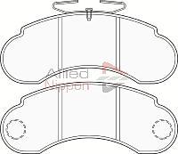 ALLIED NIPPON ADB01089 - Гальмівні колодки, дискові гальма autocars.com.ua